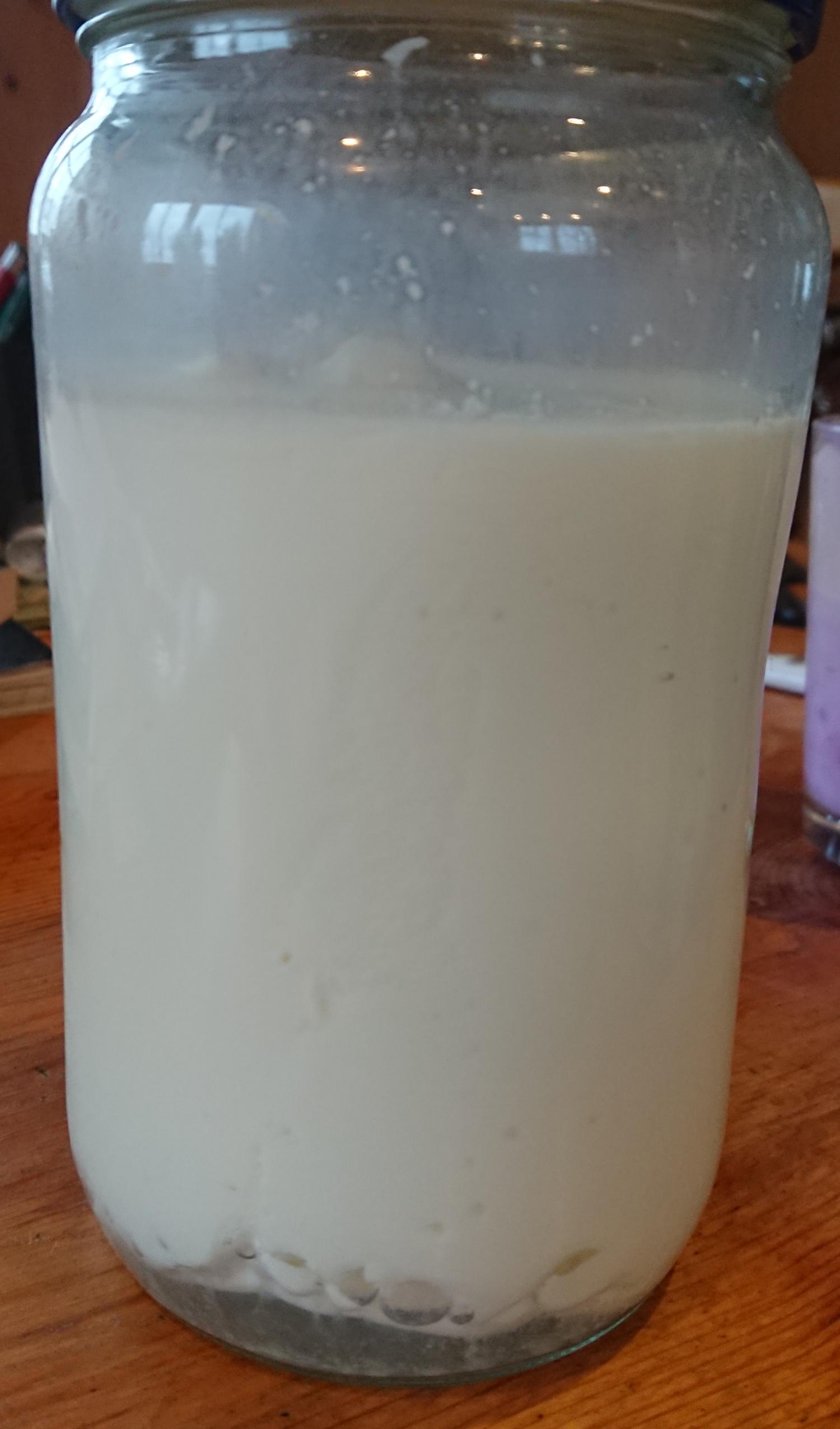 A batch of kefir in good condition
